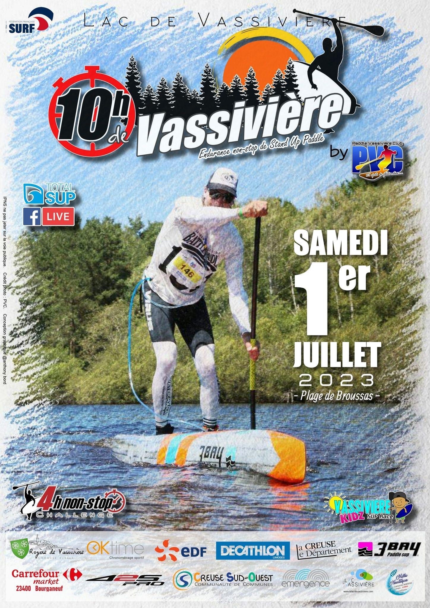 Les 10h de Vassivière : endurance paddle