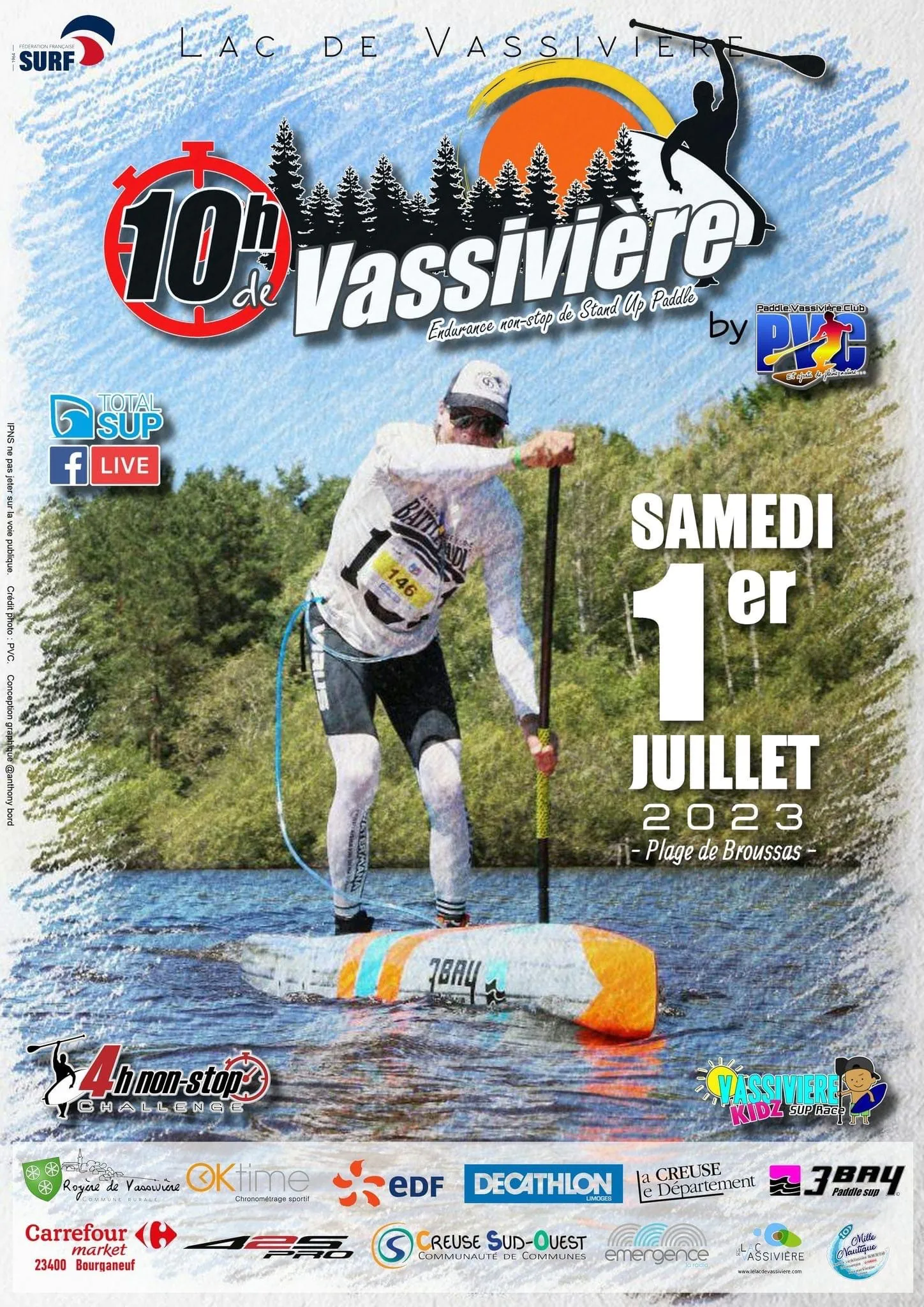 Les 10h de Vassivière : endurance paddle