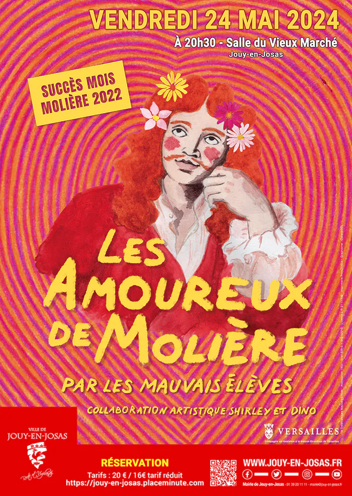Pièce "Les amoureux de Molière" Salle du Vieux Marché Jouy-en-Josas