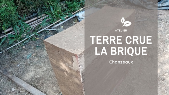 Terre crue : Brique de terre crue 49750 Chemillé-en-Anjou