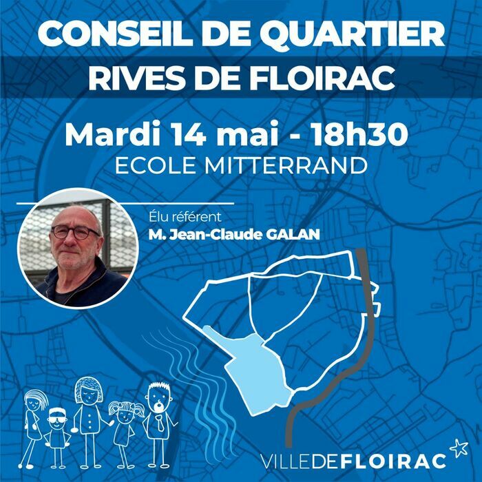Conseil de quartier - Rives de Floirac Ecole Danielle Mitterrand Floirac