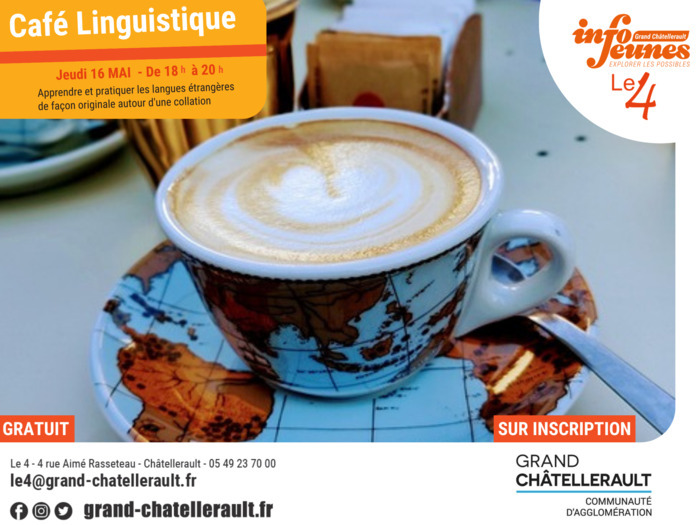 Café linguistique Le 4 Châtellerault