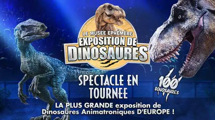Dinosaures: Saint-Étienne accueille le Musée Éphémère® Parc des expositions de Saint-Étienne Saint-Étienne