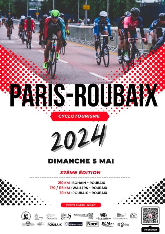 37e - Paris-Roubaix Cyclotourisme Vélodrome de Roubaix - André Pétrieux