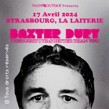 Baxter Dury - I Thought I Was Better Than You - Tournée LA LAITERIE - GRANDE SALLE STRASBOURG