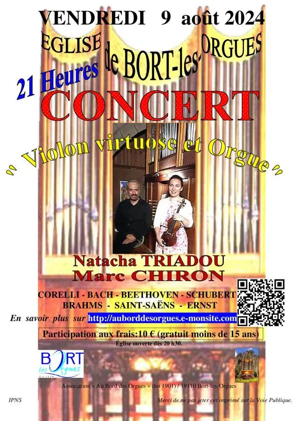 Concert  "violon virtuose et orgue"