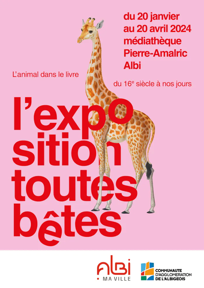 L’exposition toutes bêtes : visite commentée Médiathèque Pierre-Amalric Albi