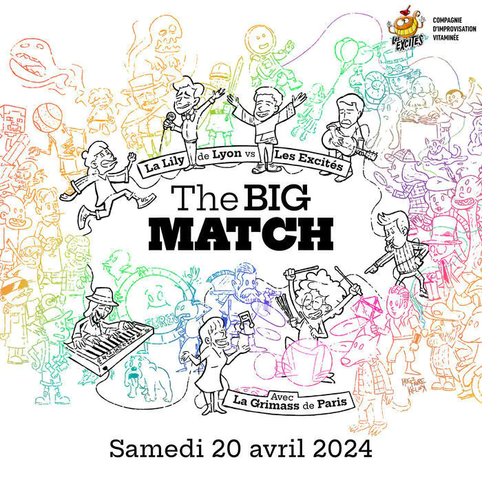 The Big Match - Show d'impro Salle Jean Vilar Romans-sur-Isère