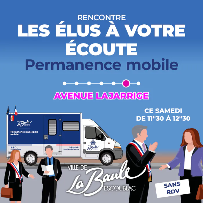 Permanence municipale mobile Lajarrige avenue lajarrige 44500 La baule escoublac La baule escoublac