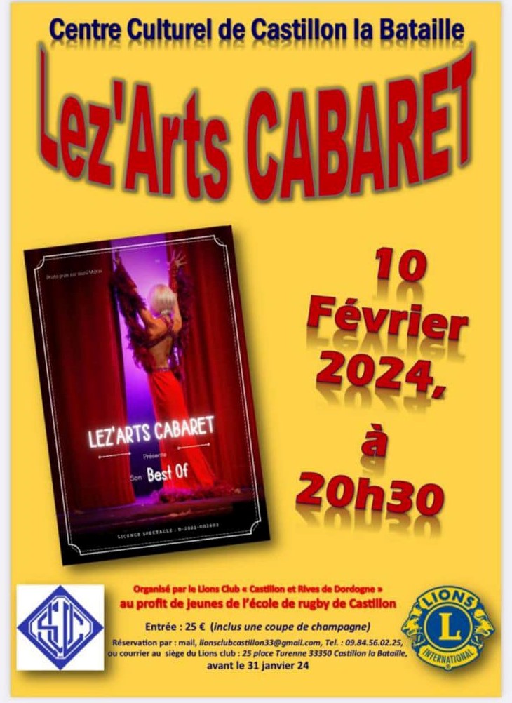 Spectacle Les'Arts cabaret