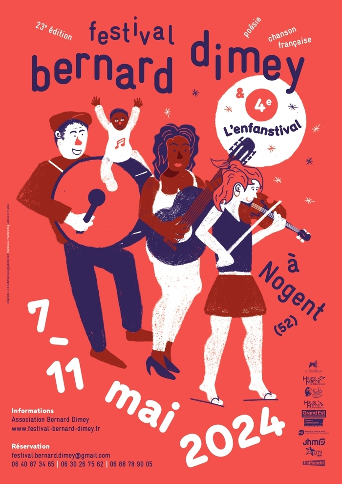 23ème Festival Bernard Dimey et 4ème L'Enfanstival centre culturel Robert Henry La Perrière