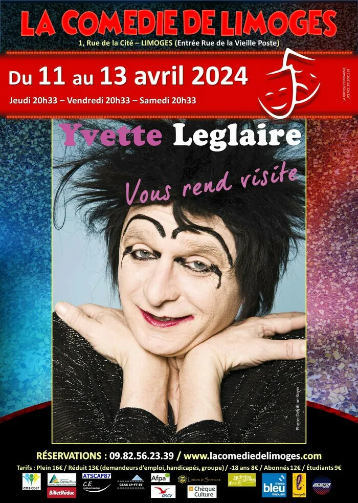 Yvette Leglaire vous rend visite La comédie de Limoges Limoges
