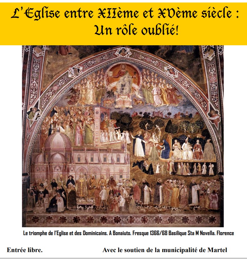 Conférence L'Eglise entre le 12ème et le 15ème siècle