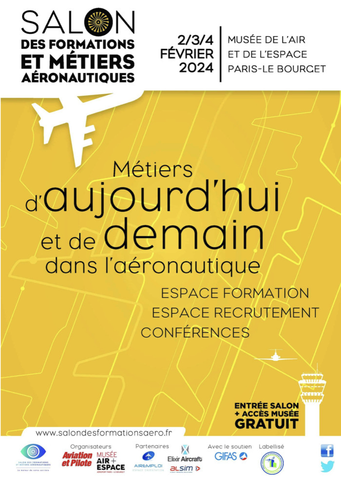 L’ENAC présente au Salon des Formations et des Métiers Aéronautiques 2024 Musée de l'Air et de l'Espace Dugny