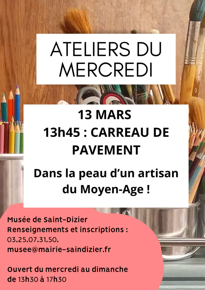 Atelier du Mercredi : Musée de Saint-Dizier Saint-Dizier