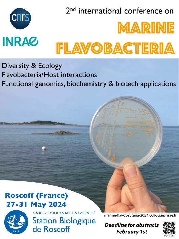 Second International Conference on Marine Flavobacteria - May 27-31 2024 Station Biologique de Roscoff Roscoff