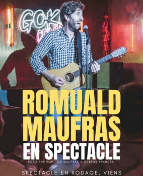 Romuald Maufras en spectacle Théâtre du Sphinx