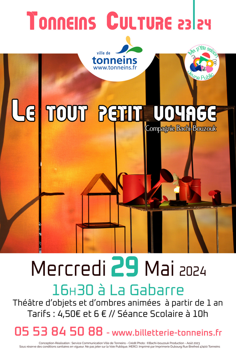 Théâtre d'objets "Le Tout Petit Voyage" par la Compagnie Bachi-Bouzouk