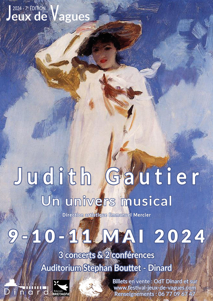 Festival Jeux de Vagues 7e Edition - Judith Gautier - Un univers musical Auditorium Stephan Bouttet Dinard