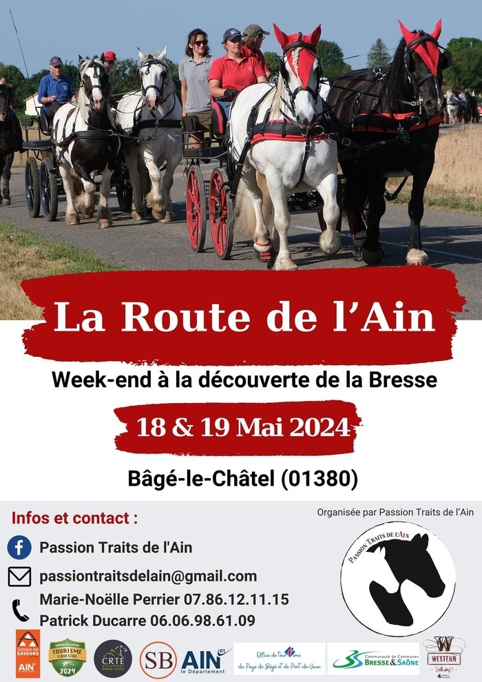 La Route de l’Ain Bagé le Châtel Bâgé-le-Châtel