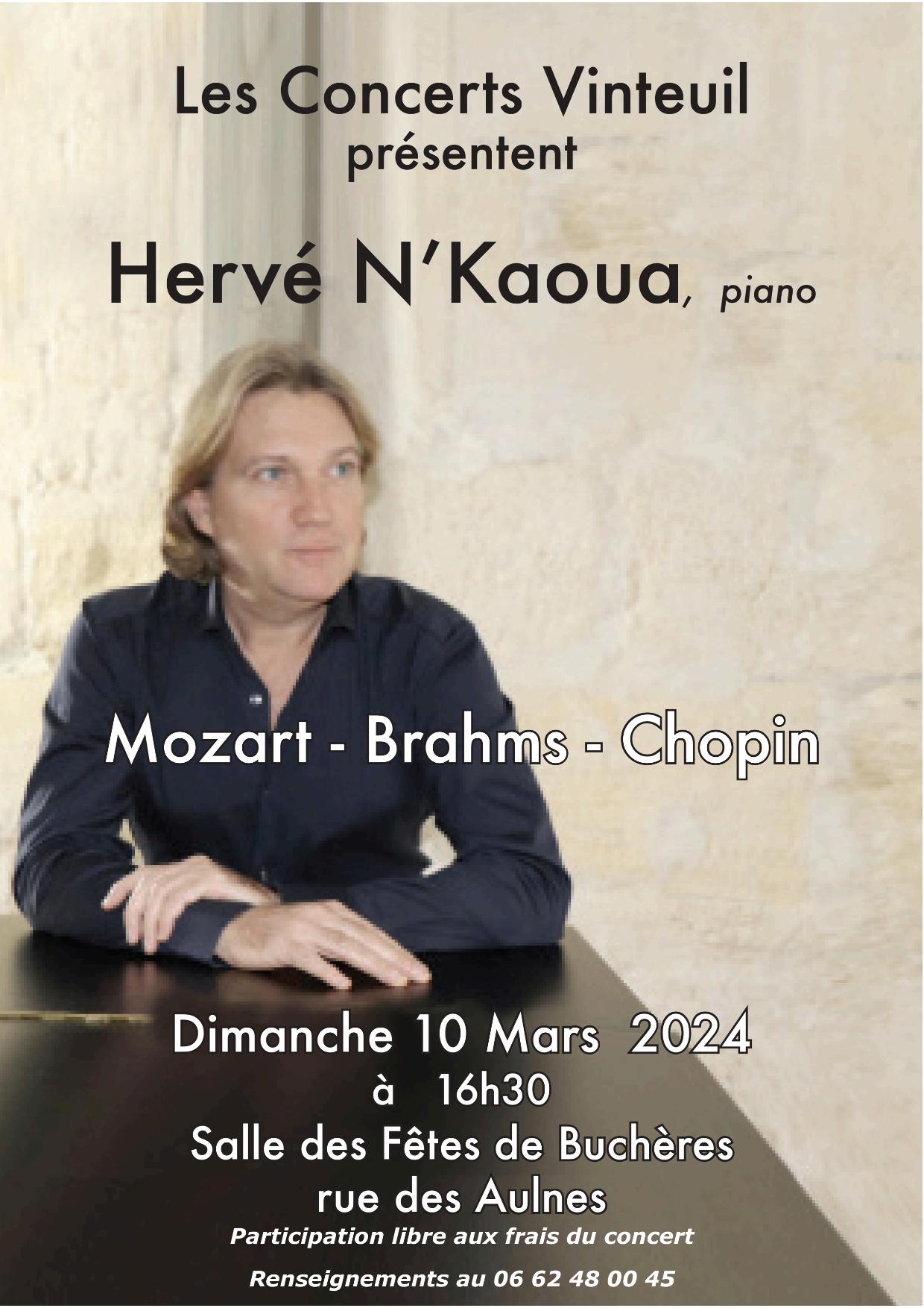 Les Concerts Vinteuil : Hervé N’Kaoua