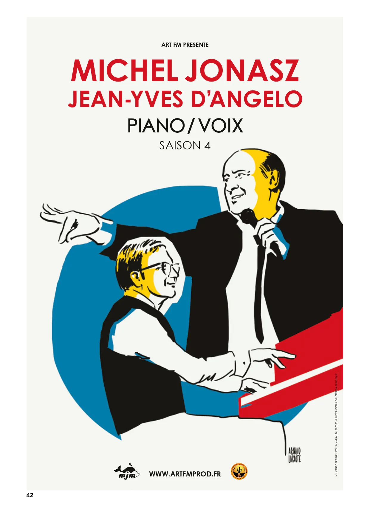Concert Michel Jonasz & Jean-Yves d'Angelo Piano/Voix saison 4