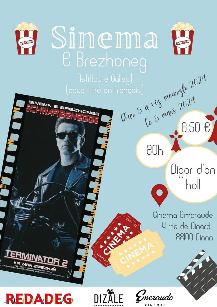 Terminator 2 e brezhoneg Emeraude Cinéma dinan Dinan