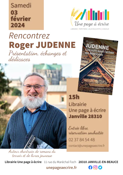 Discussion et dédicace avec Roger Judenne