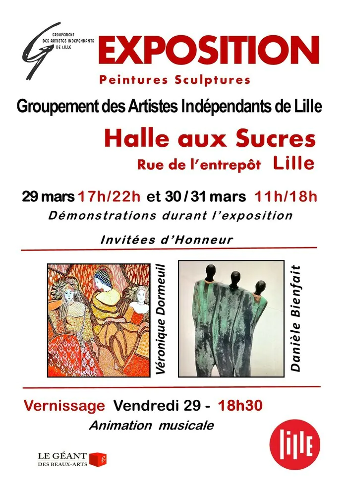Exposition des Artistes Indépendants de Lille La Halle aux Sucres Lille