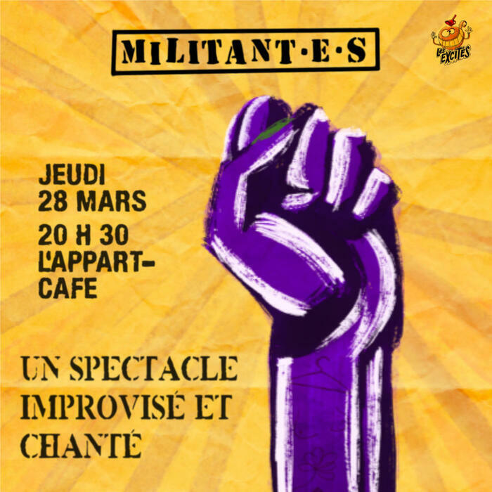 Militantes - Spectacle d'improvisation L'Appart Café Bourg-lès-Valence