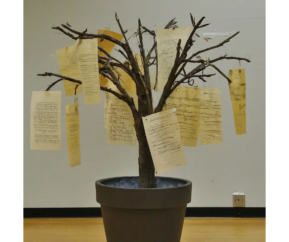 Atelier "L’arbre à poèmes fait son printemps"