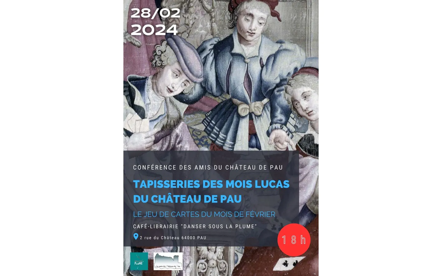 Conférence : Tapisseries des mois Lucas du château de Pau