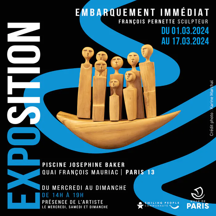 Exposition - "Embarquement immédiat" à la Piscine Joséphine Baker Piscine Joséphine Baker Paris