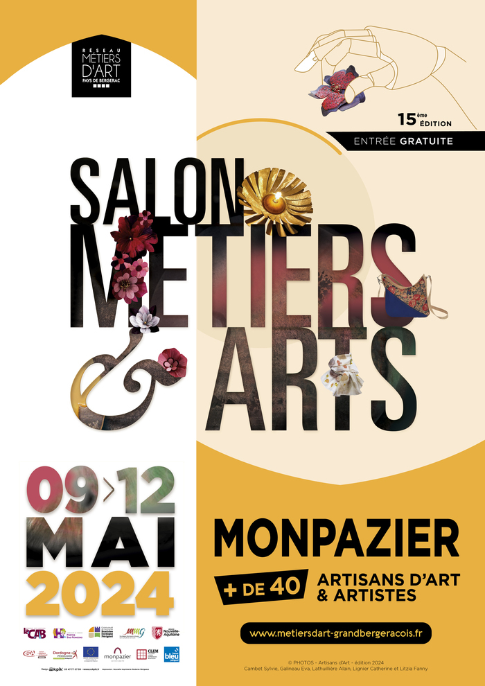 Salon Métiers & Arts - Monpazier - 9 au 12 mai 2024 Place des Cornières