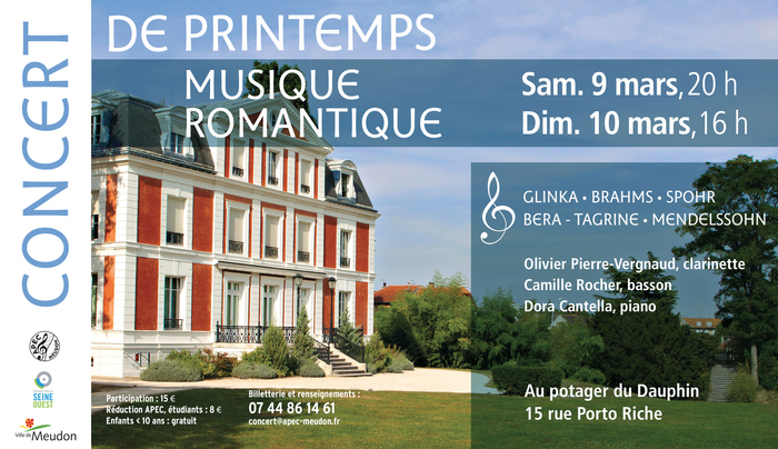 Musique Romantique au Potager du Dauphin Salon d'honneur du Potager du Dauphin Meudon