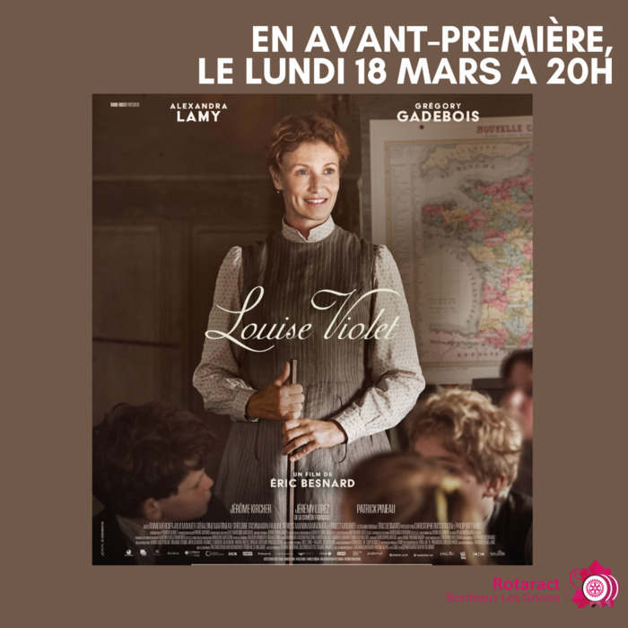 Projection en avant-première : "Louise Violet" UGC de Talence Talence