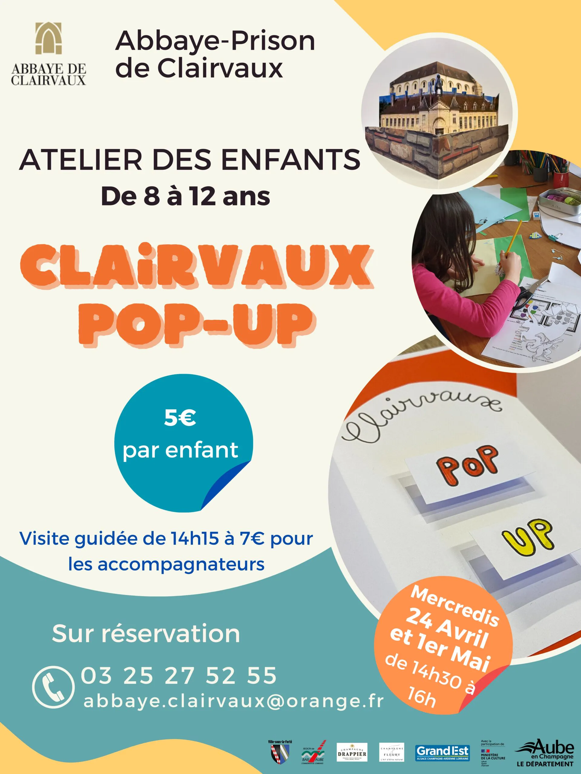 Atelier des enfants "Clairvaux Pop-up"
