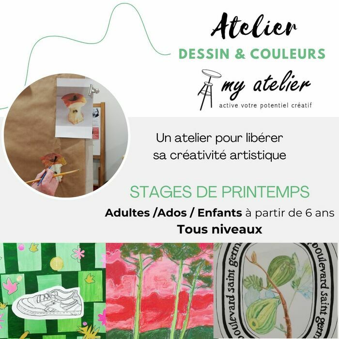 Ateliers dessin et couleurs - My Atelier 78 avenue des Noëlles 44500 La baule La baule