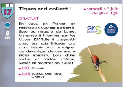 Tiques and collect ! sortie CPIE