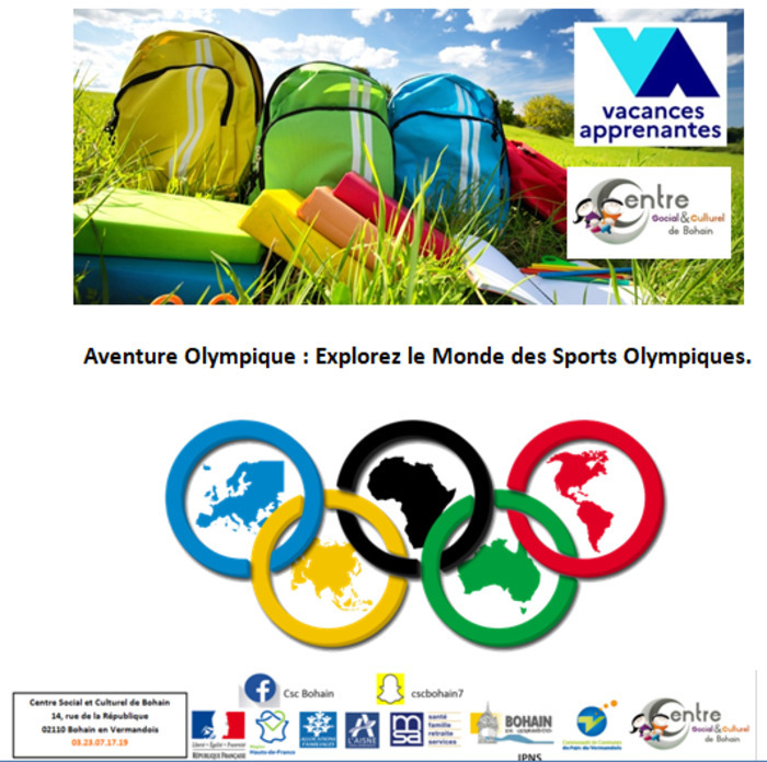 Aventure Olympique : Explorez le Monde des Sports Olympiques. Association CENH- Centre d'éducation Nature du Houtland Wormhout