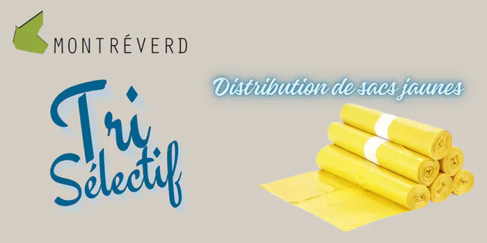 Distribution de sacs jaunes septembre 2024 Atelier communal Saint-Sulpice-le-Verdon Saint-Sulpice-le-Verdon