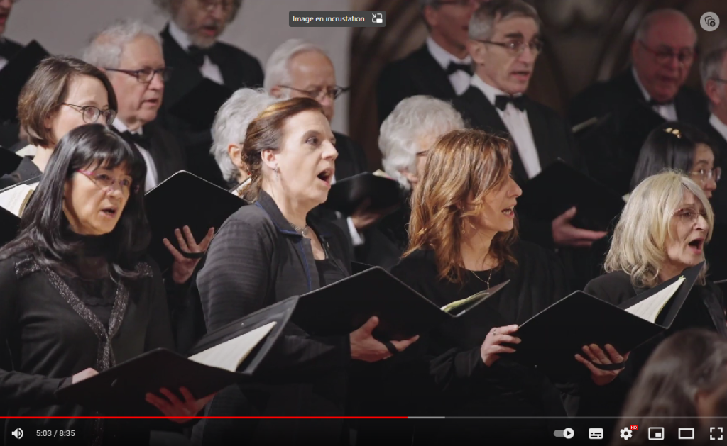 Chorale de l'ensemble "Chœur de Haute-Auvergne"