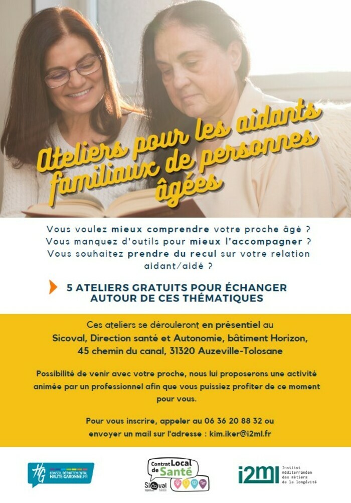Ateliers pour les aidants familiaux de personnes âgées Auzeville-Tolosane Auzeville-Tolosane