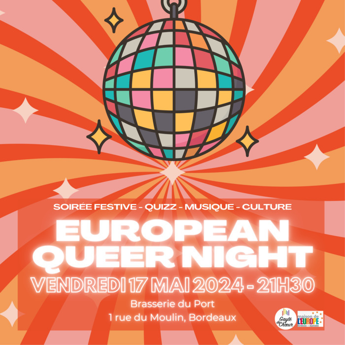 European Queer Night Brasserie du port Bordeaux