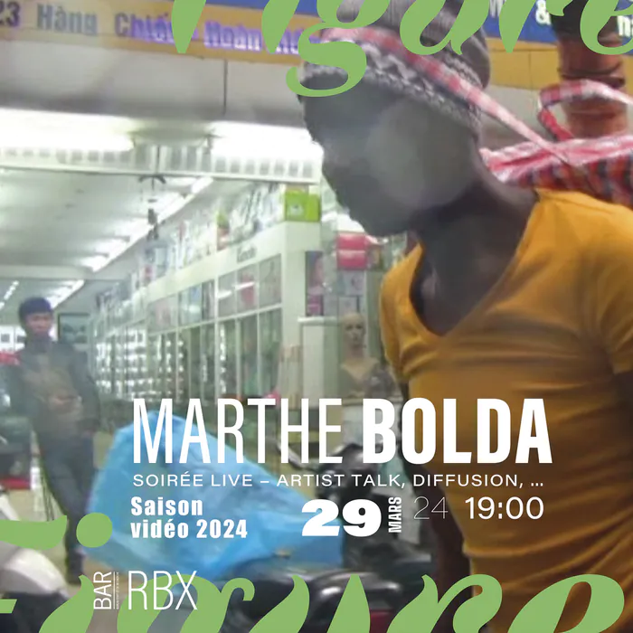 Marthe Bolda | Saison Vidéo 2024 | Artist talk - Diffusion - … Bureau d'Art et de Recherche | QSP Galerie Roubaix
