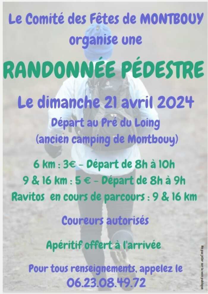 Randonnée pédestre Camping Montbouy
