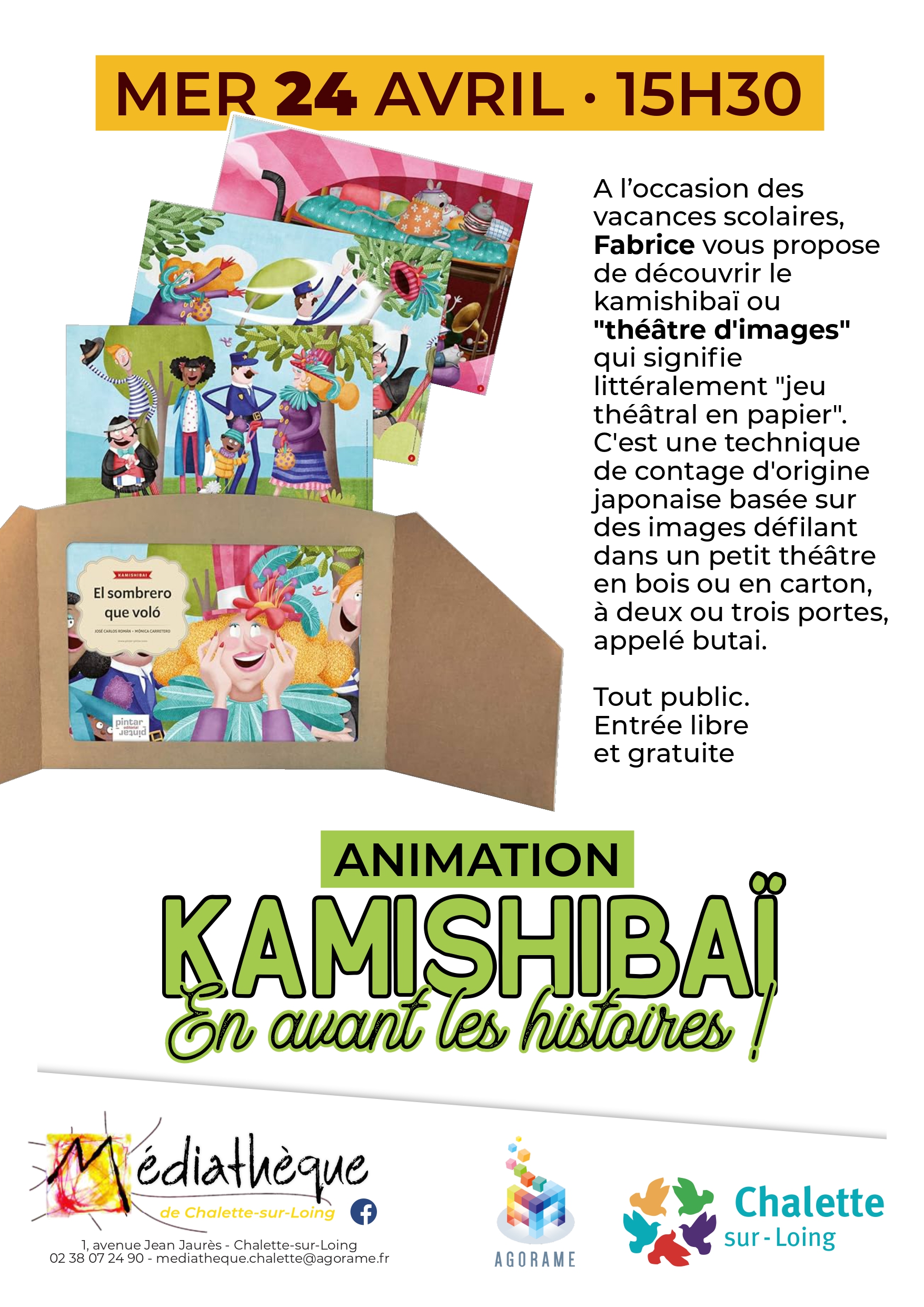 Animation Kamishibaï En avant les histoires !