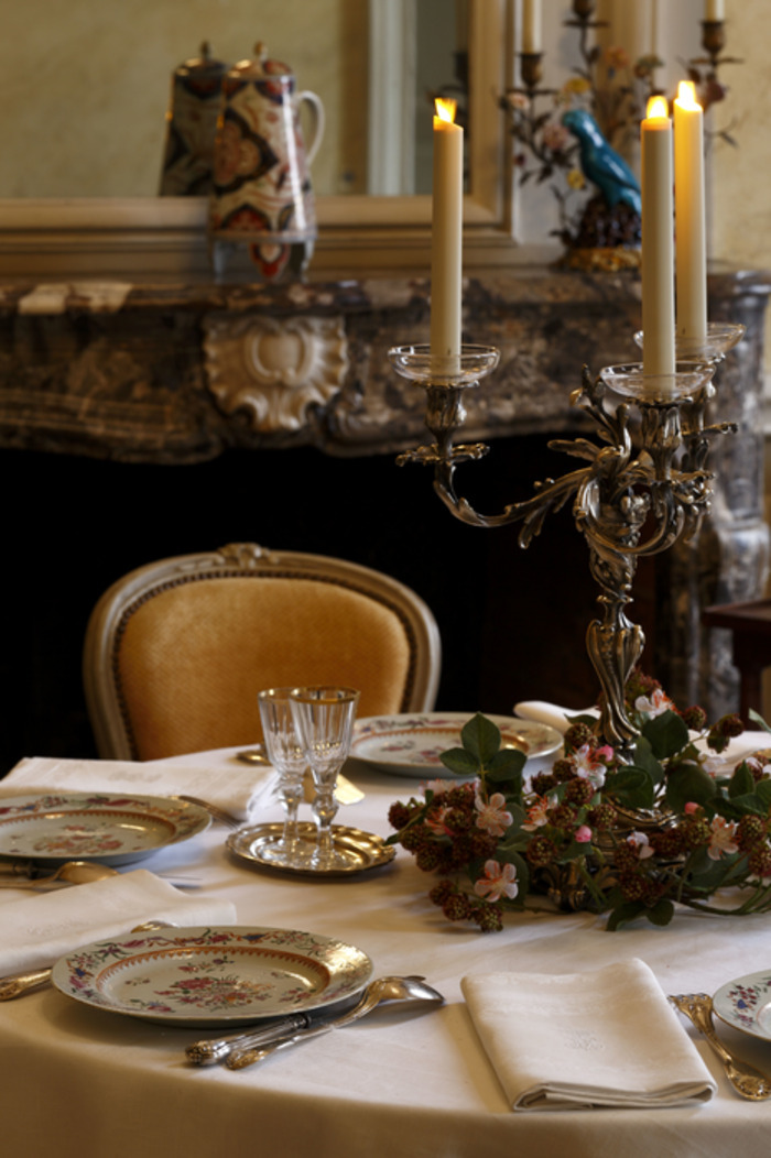 L’art floral à la table de la comtesse. Château