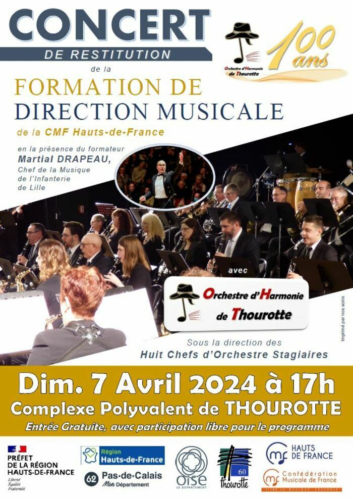 Concert de Restitution de la Formation de Direction Musicale Complexe Polyvalent Edouard Pinchon Thourotte