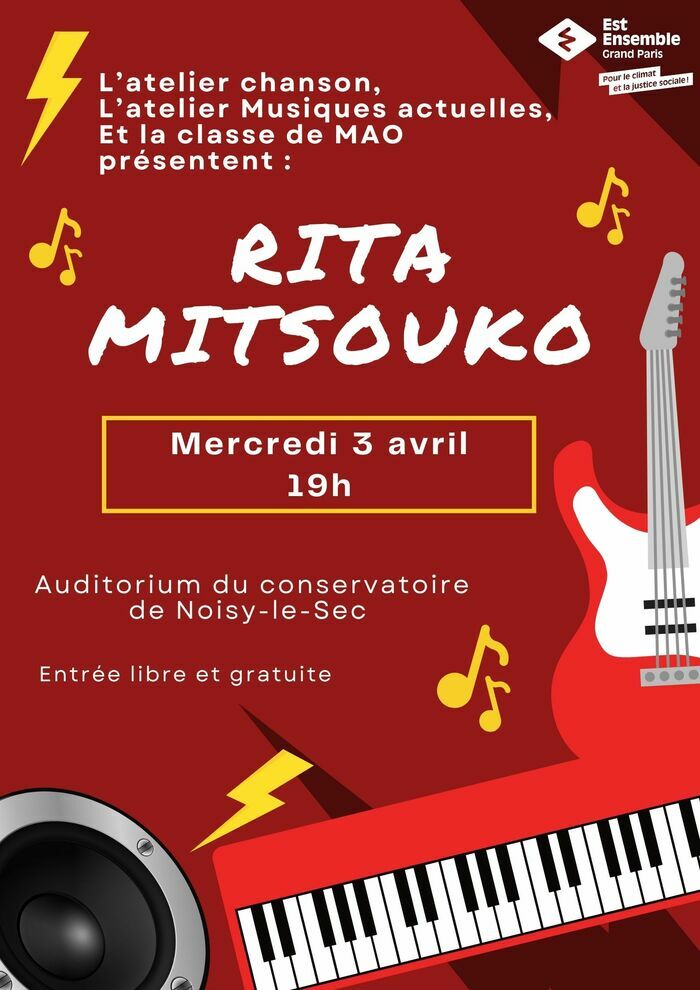 Rita Mitsouko Conservatoire de Noisy-le-Sec Noisy-le-Sec